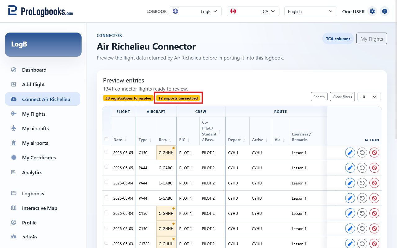 Resolve yellow airport cells